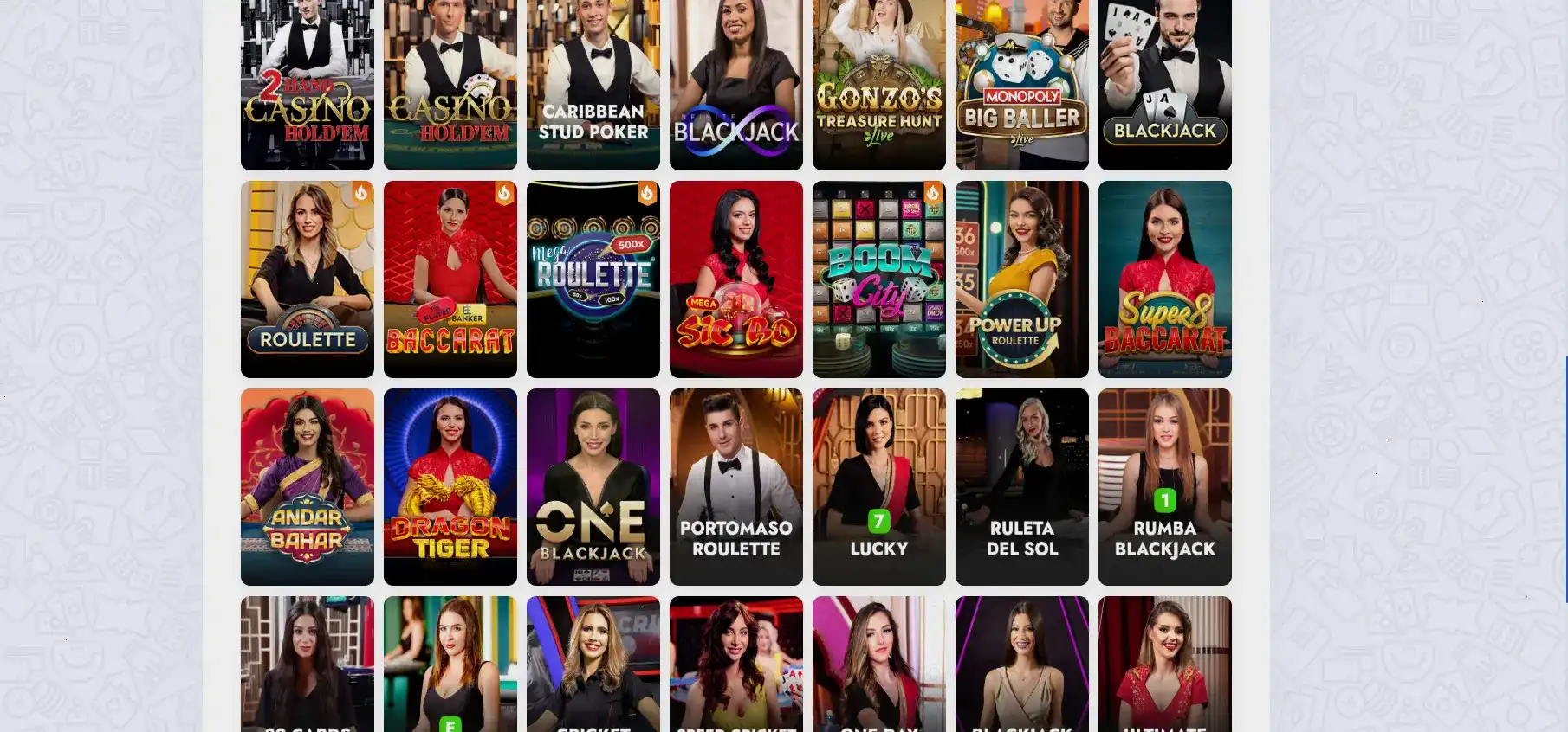 Стол live-дилера в казино Волна с крупье